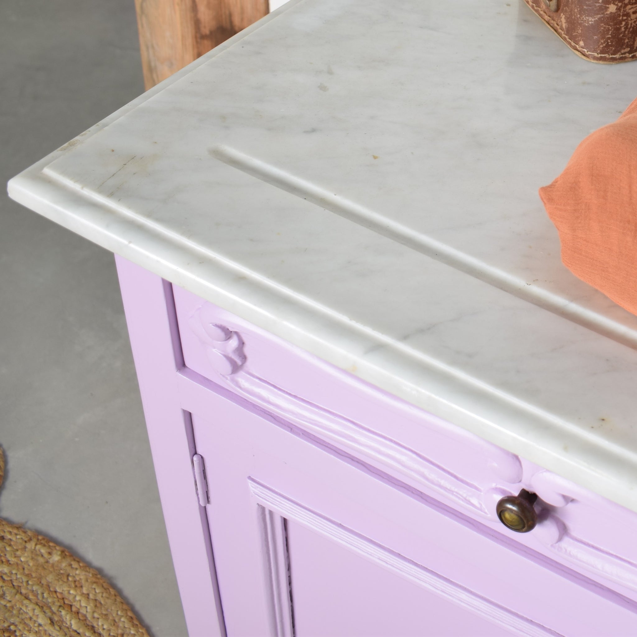 Brocante commode 'Ankie' - Lila