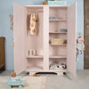 binnenkant-kledingkast-kinderkamer-roze-retro