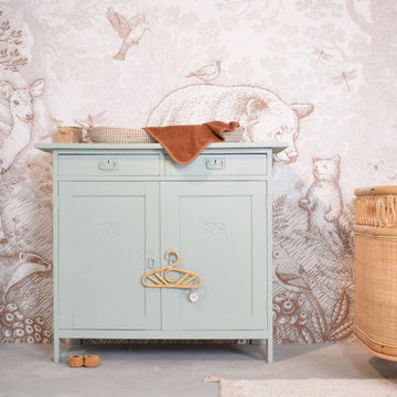 oude-commode-mintgroen-vintage-babykamer