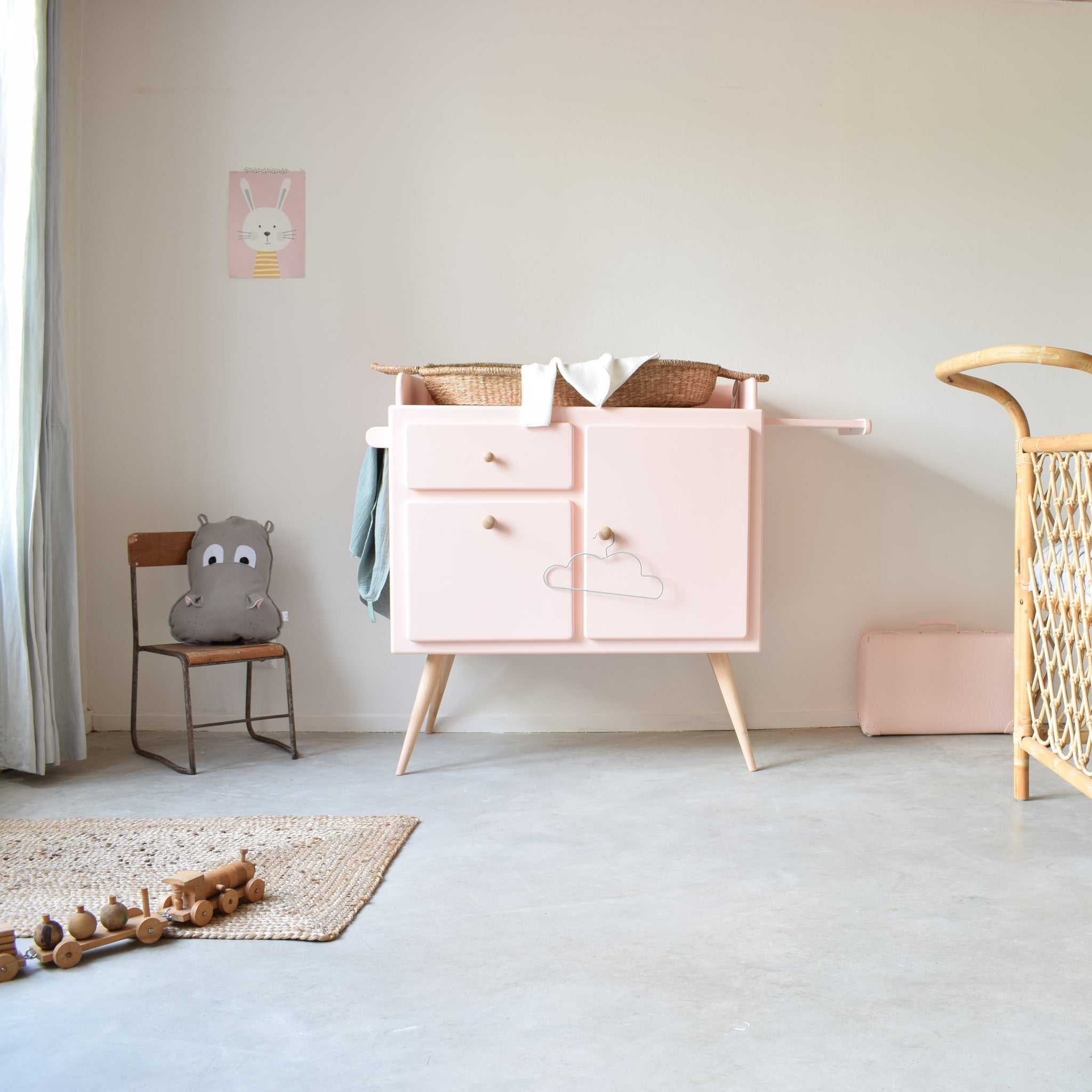 Commode-ohsum-cleo-roze-hout