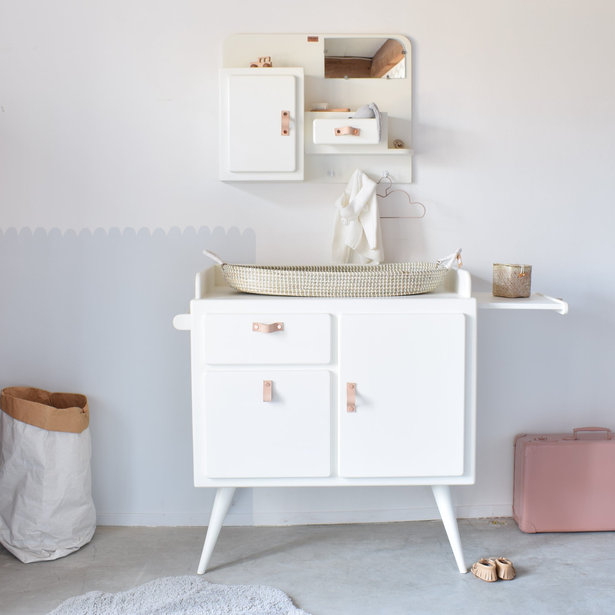 Ohsum! Design wandkastje 'Cleo' - white