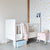 Vintage babybedje / ledikantje 'Lev' - white