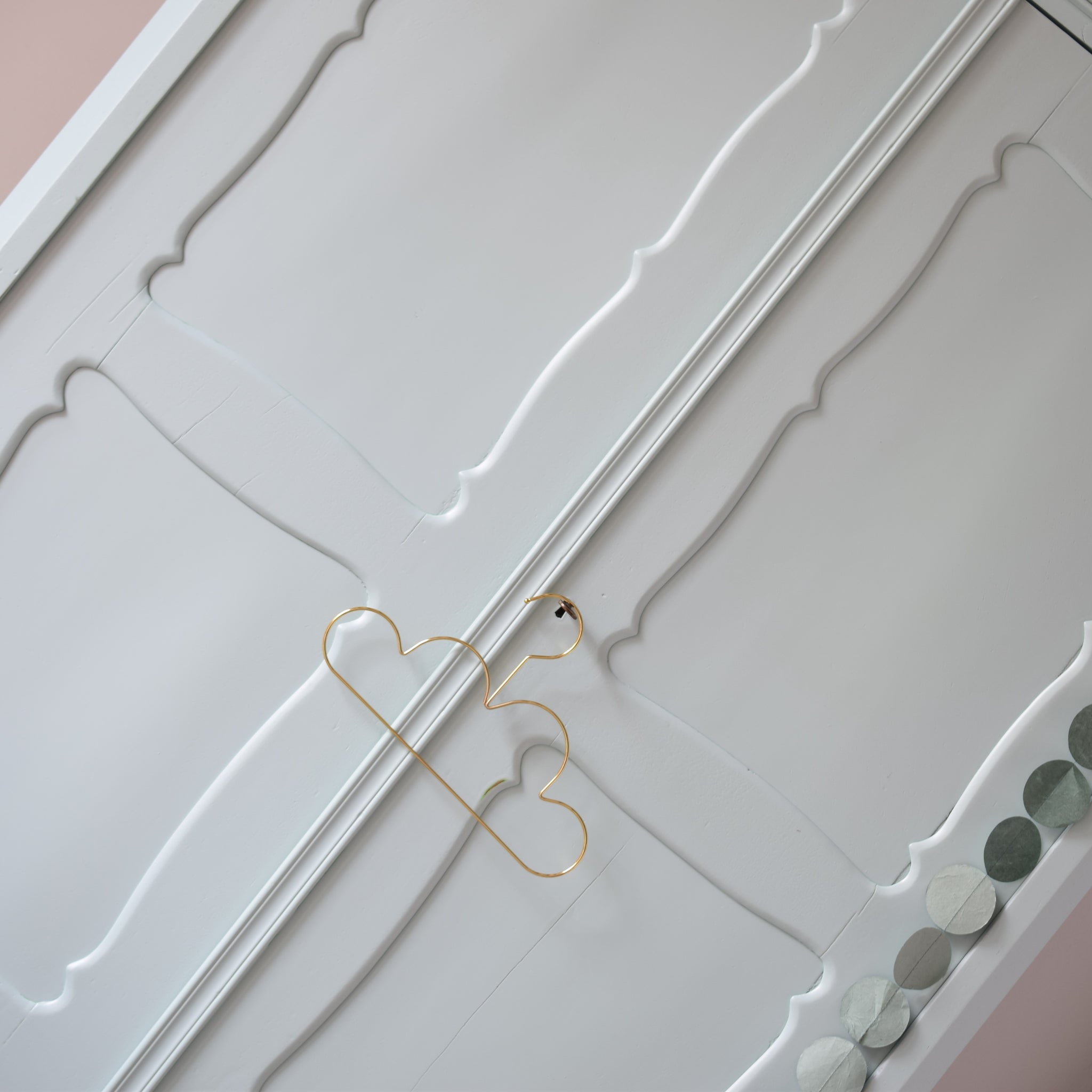 Biedermeier kast / kledingkast 'Ties' -mint