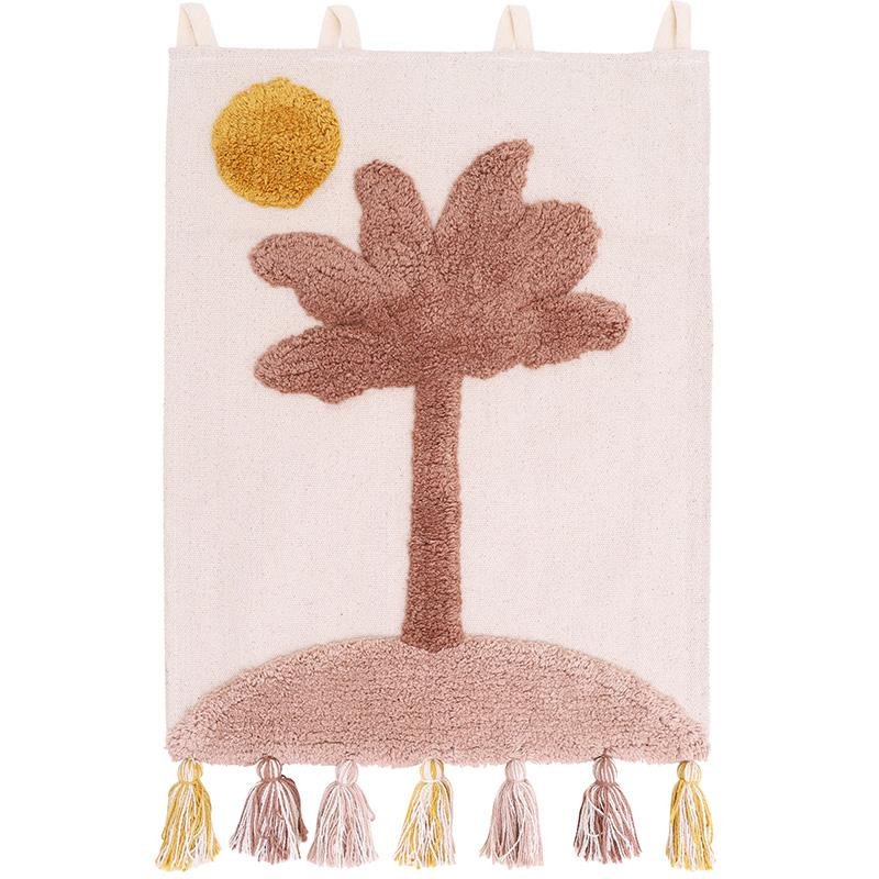 wandkleed-katoen-palmboom-kinderkamer-babykamer