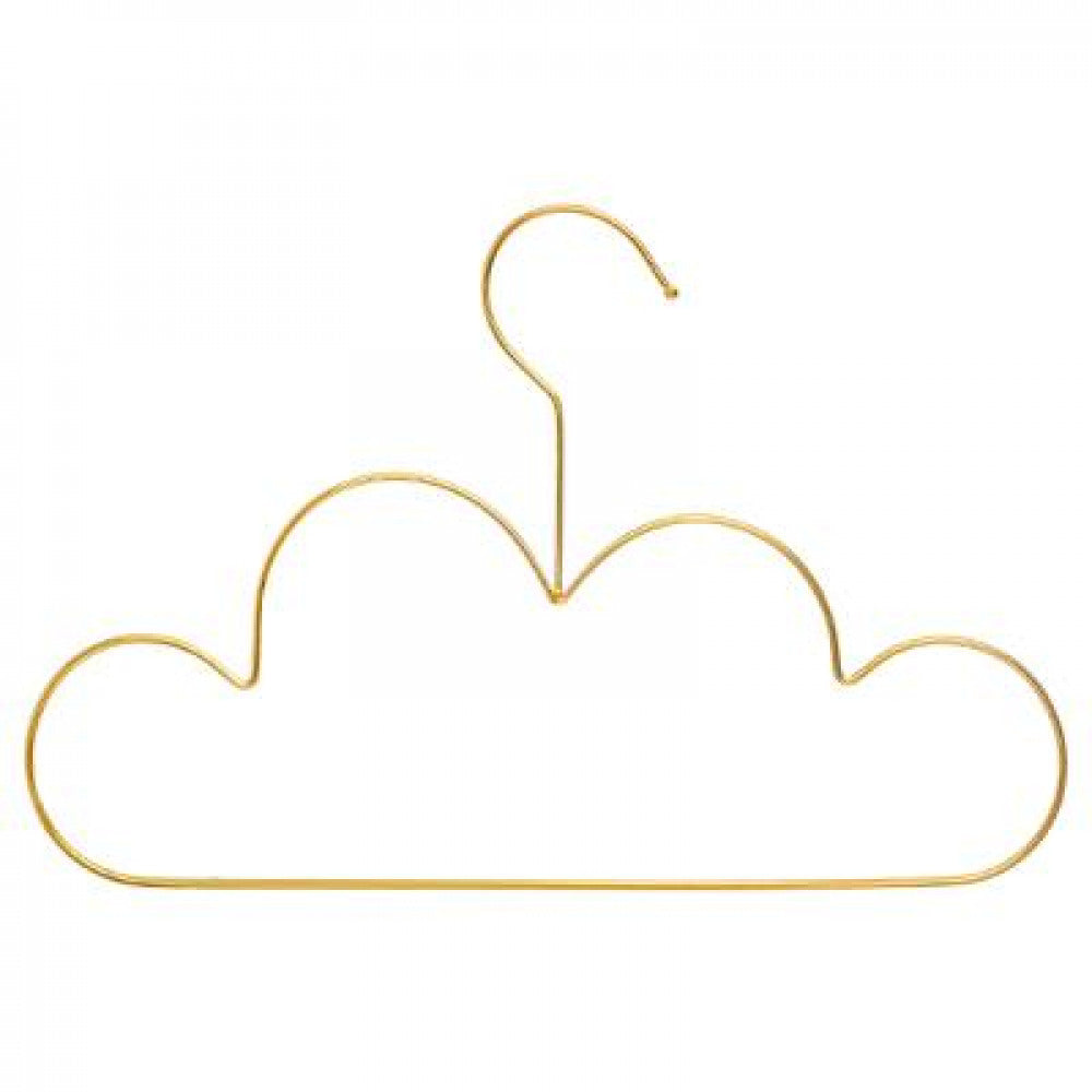 Set van 3 trendy kledinghanger wolk - goud