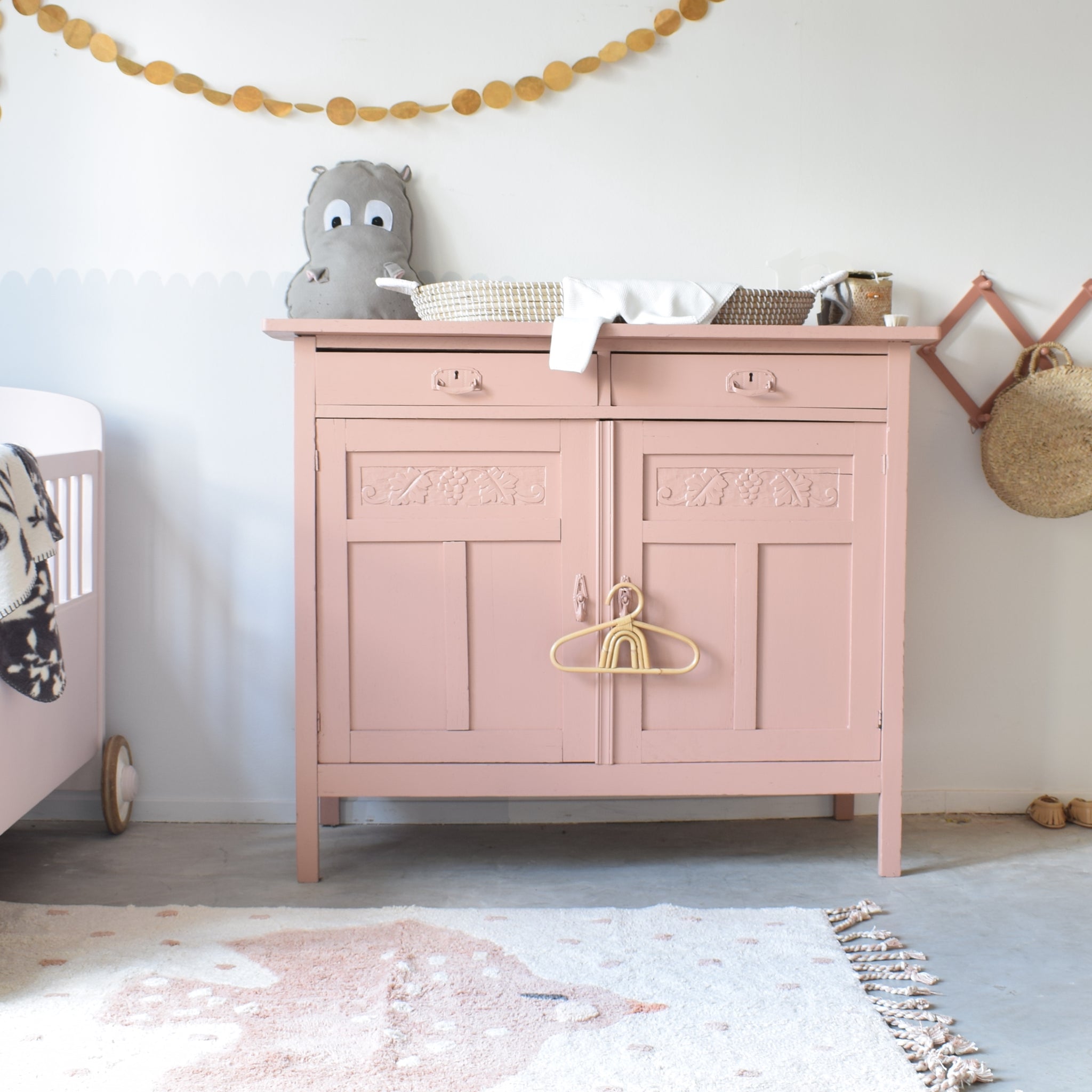 Vintage commode 'Jean' - terra | Mevrouw