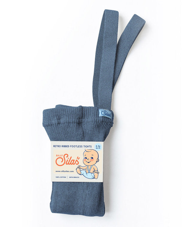 Silas legging met bretels Blauw - 1-2 jaar