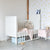 Vintage babybedje / ledikantje 'Lev' - white