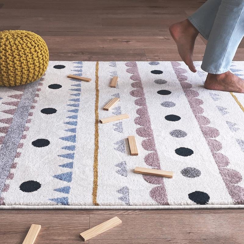 Vloerkleed NOLITA meerkleurig patroon 120 x 170 - Nattiot