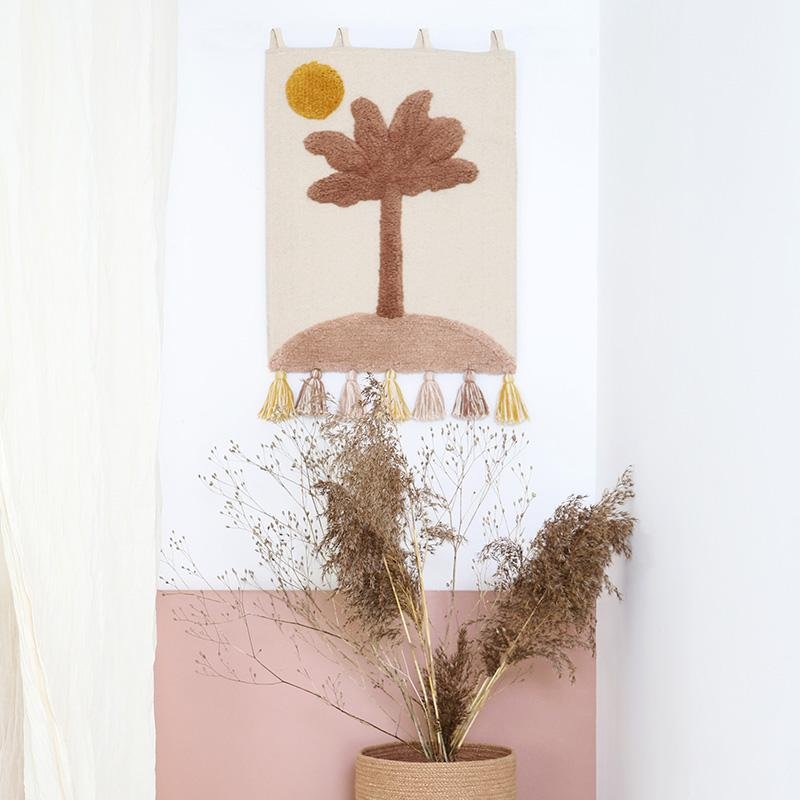 wandkleed-nattiot-palmboom-wandhanger-katoen